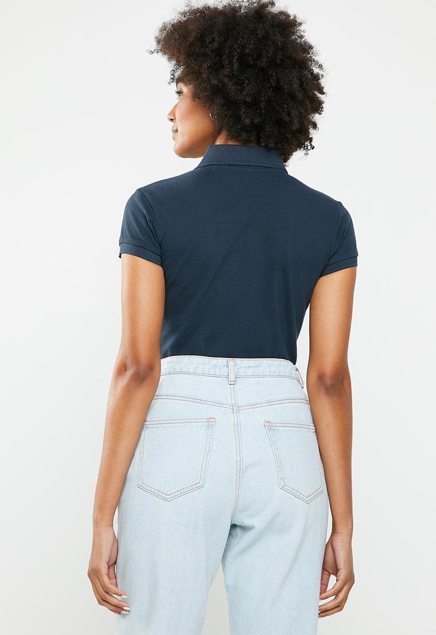 GUESS - Guess bling polo top - navy