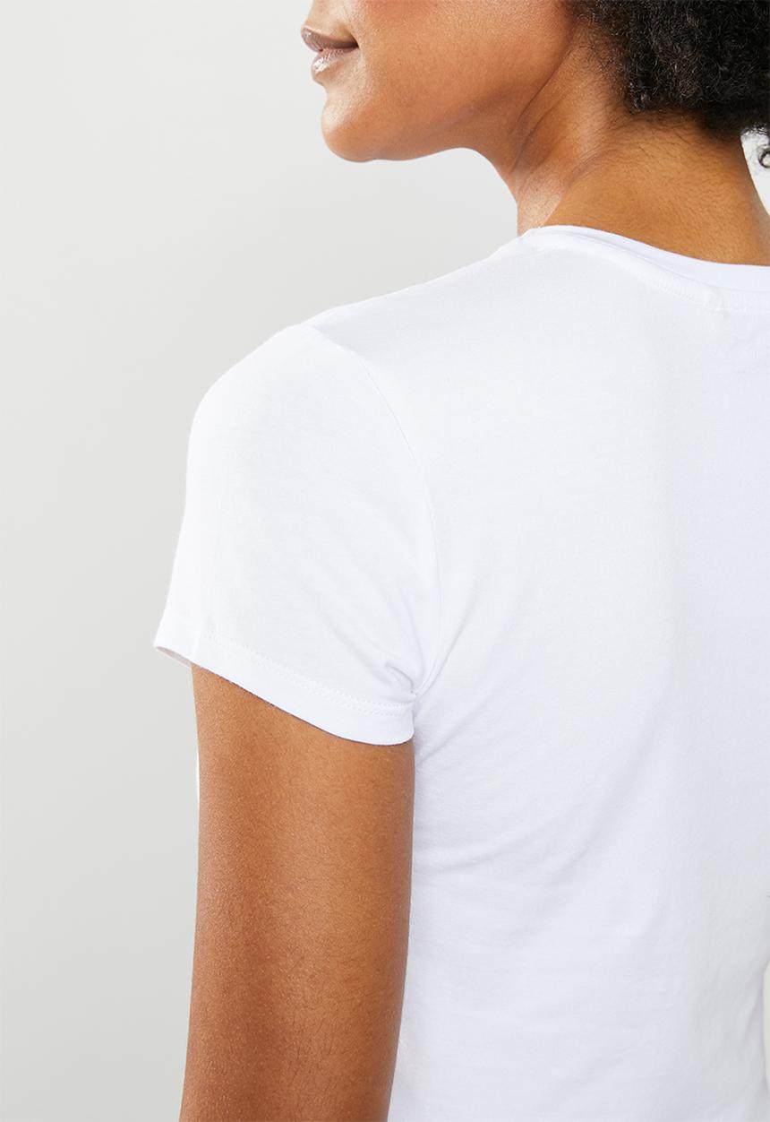 GUESS - Short sleeve vine tri T-shirt - white