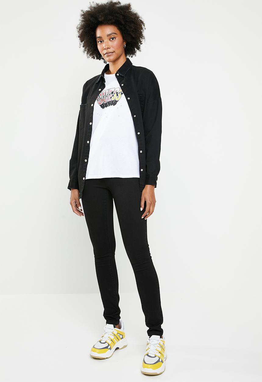 GUESS - Guess short sleeve 3d tee - white