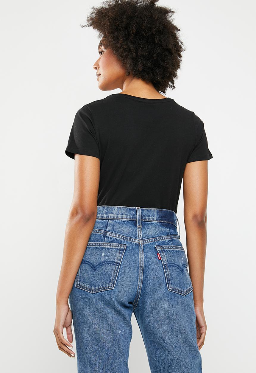 GUESS - Guess diamonds and pearls tri tee - black