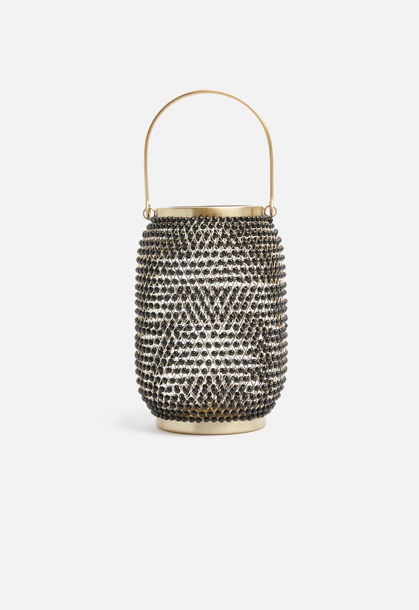 Sixth Floor - Rhea lantern - gold/black