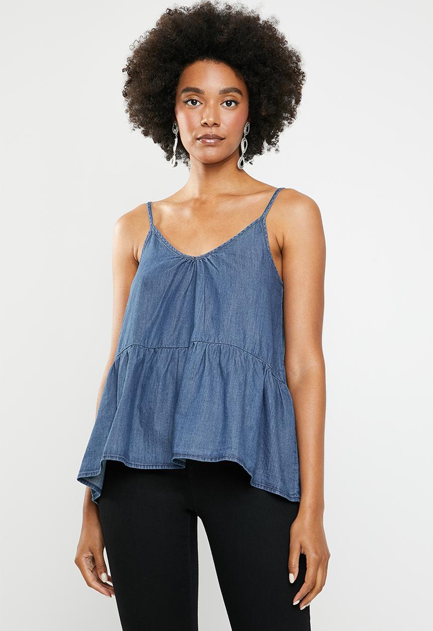 Vero Moda - Judy strap top - blue