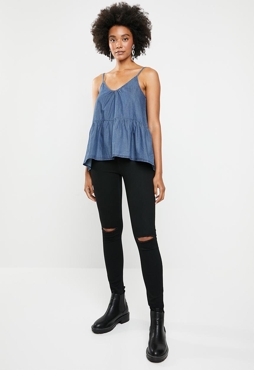 Vero Moda - Judy strap top - blue