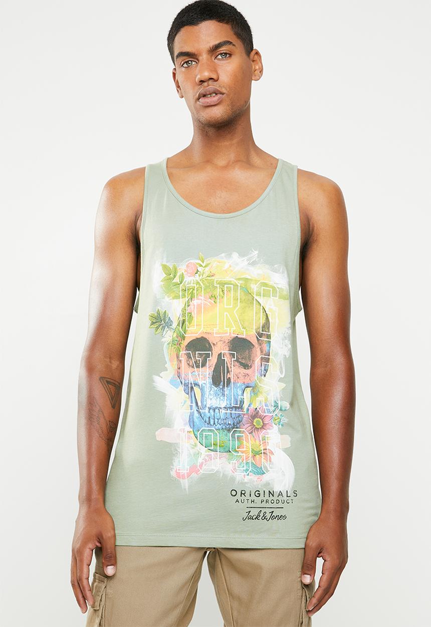 Jack & Jones - Rart spain tank top - green