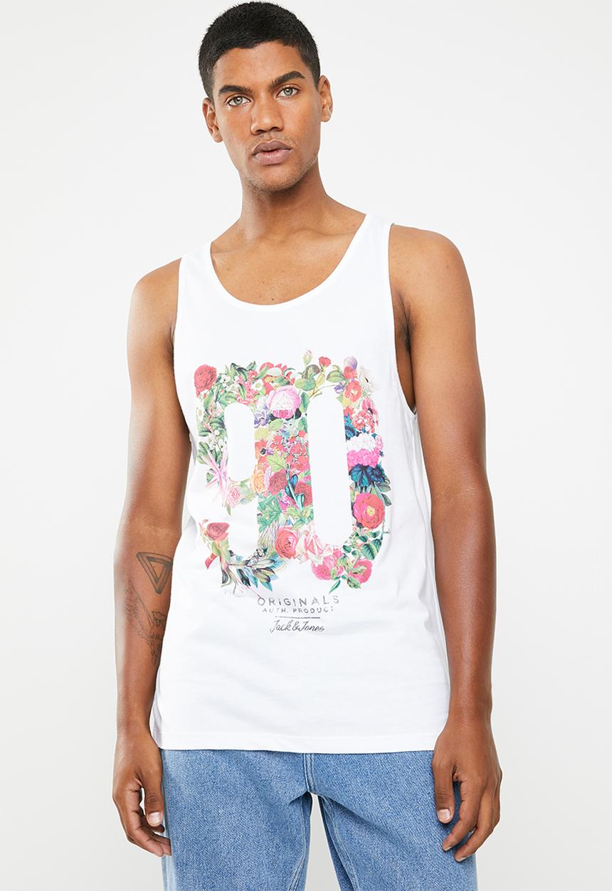 Jack & Jones - Rart spain tank top - white