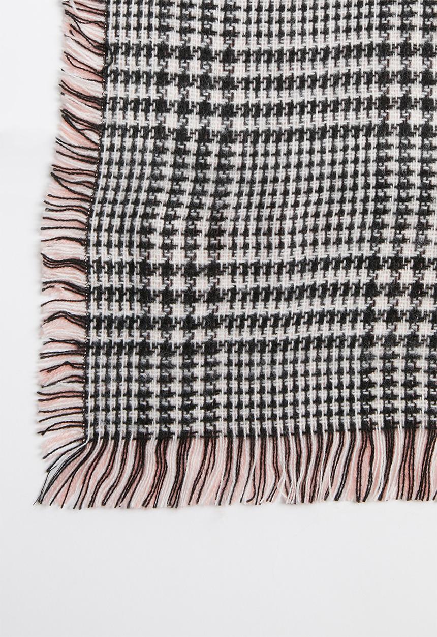 ALDO - Mixed print raw edge wrapped scarf - multi