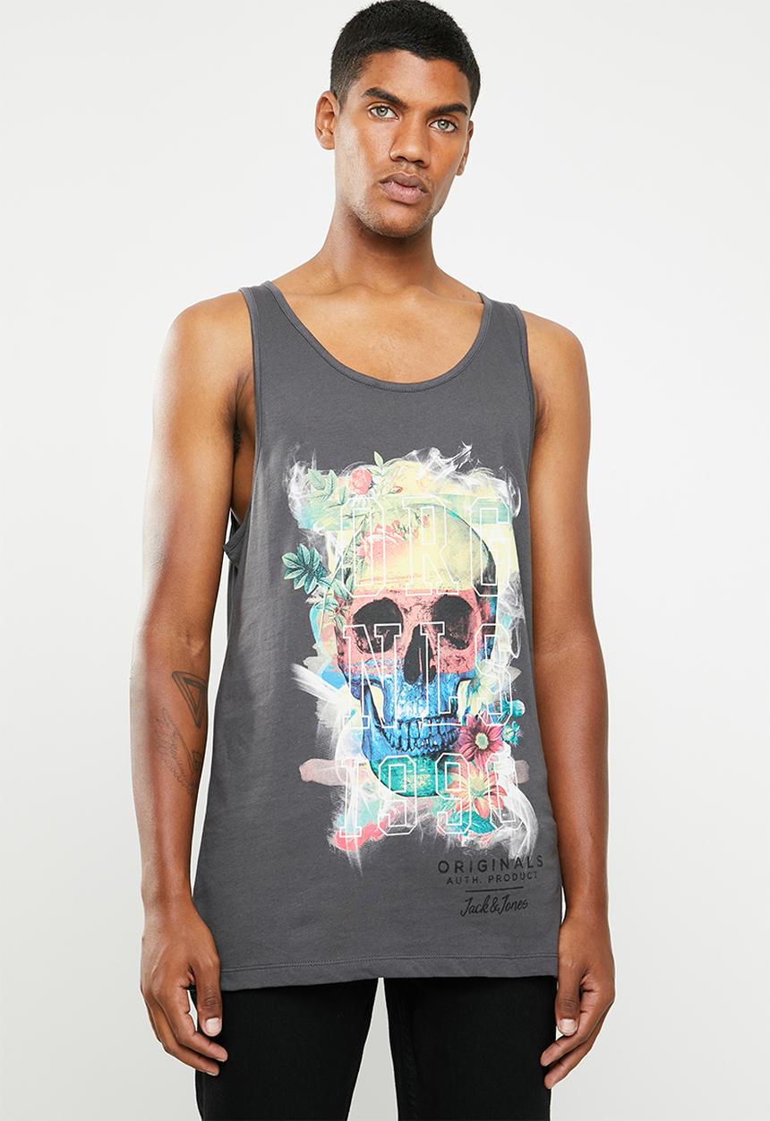 Jack & Jones - Rart spain tank top - grey