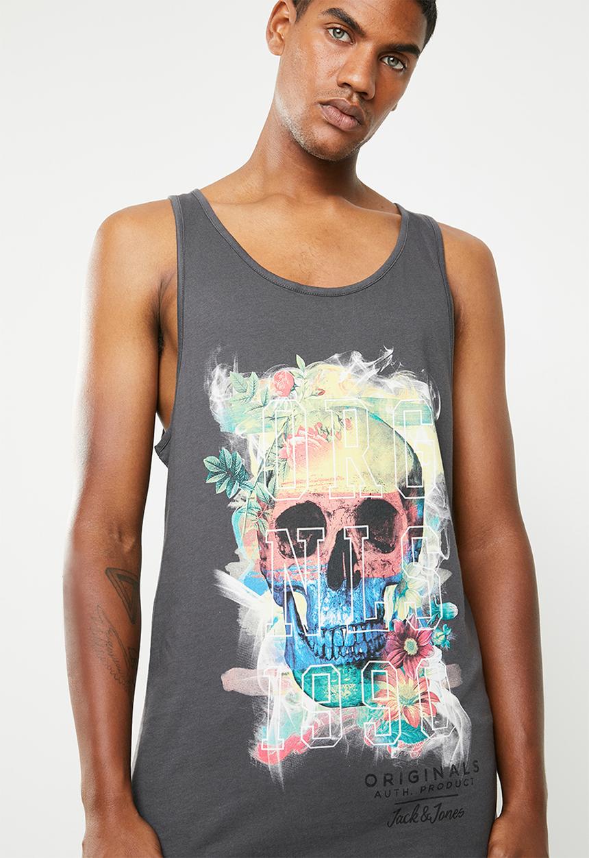 Jack & Jones - Rart spain tank top - grey