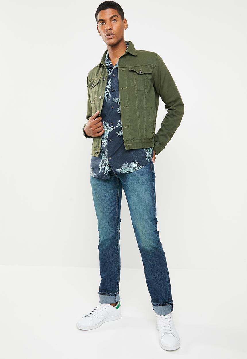 Jack & Jones - Kahula short sleeve shirt -  green