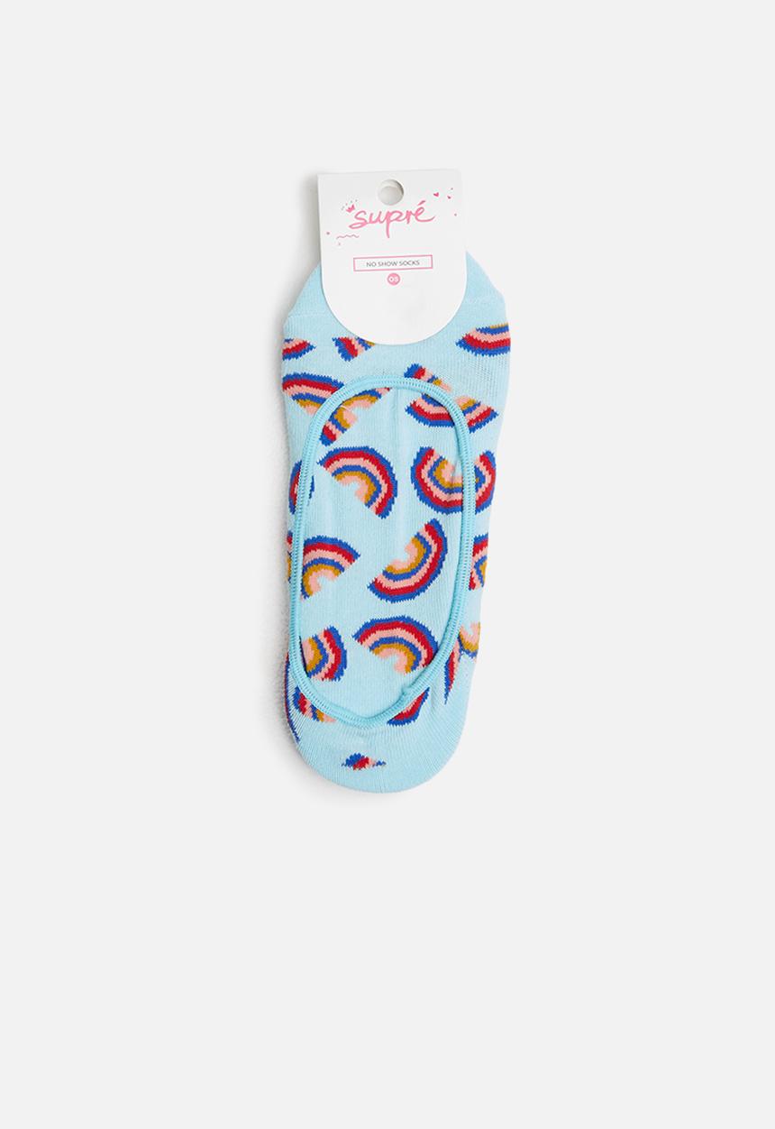 Supré  - No show novelty socks - rainbow