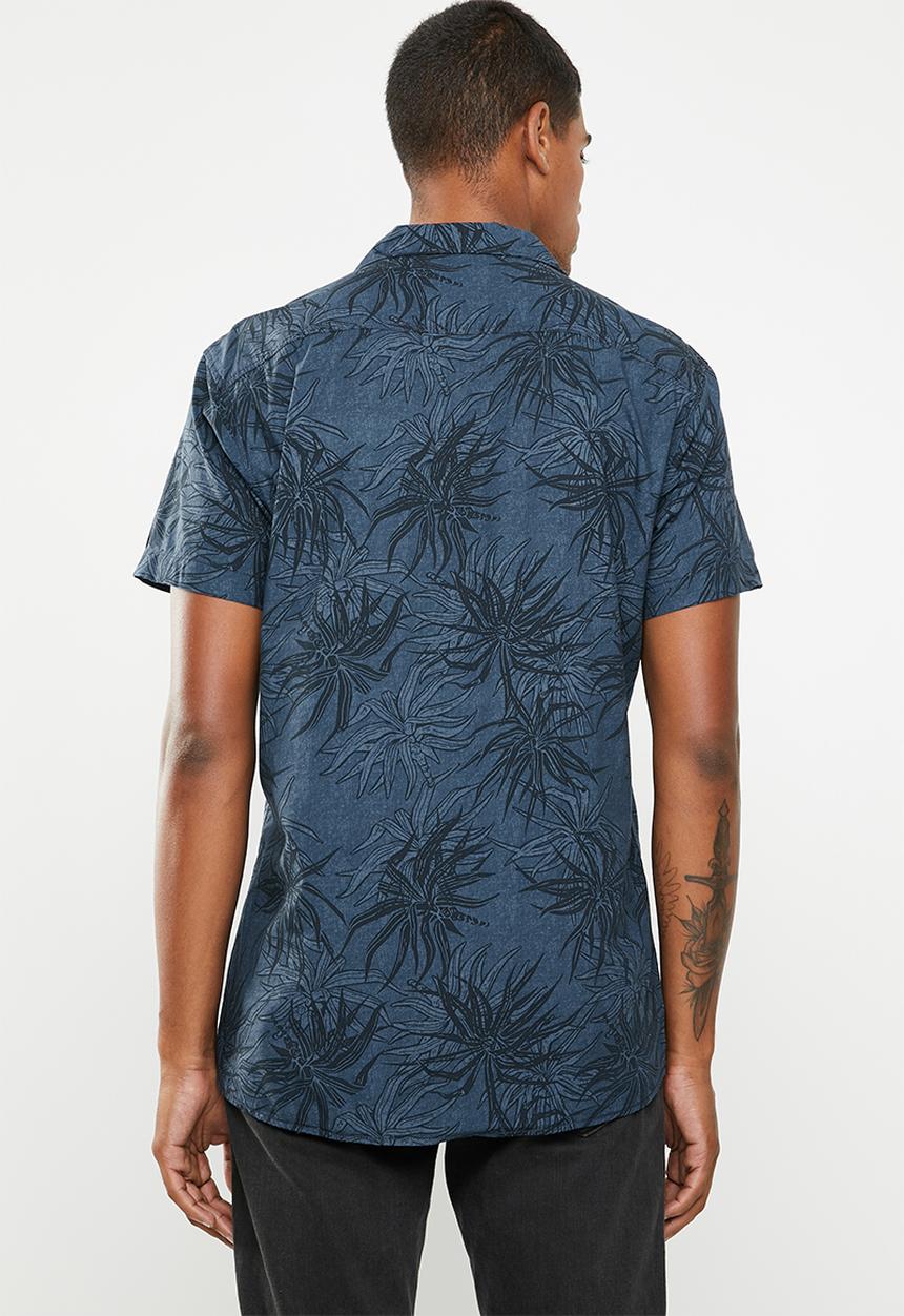 Jack & Jones - Kahula short sleeve shirt - navy
