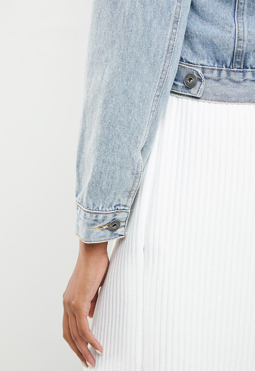 dailyfriday - Pearl denim jacket - blue