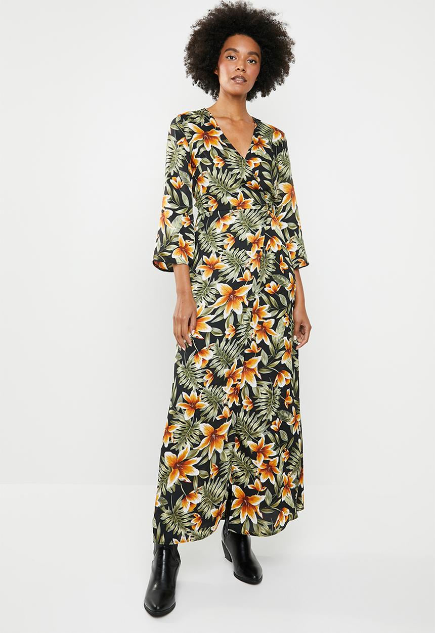 dailyfriday - Kimono sleeve maxi dress - multi