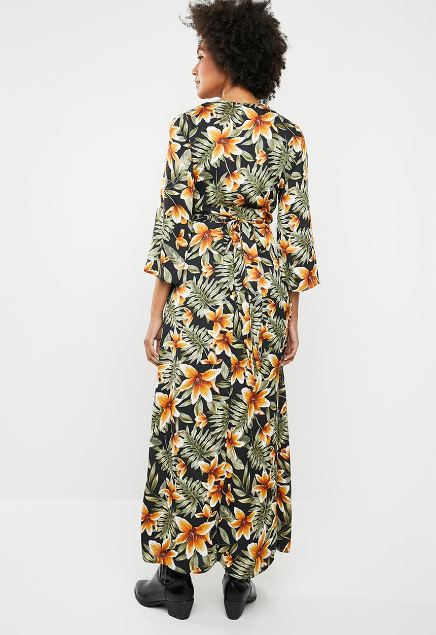 dailyfriday - Kimono sleeve maxi dress - multi
