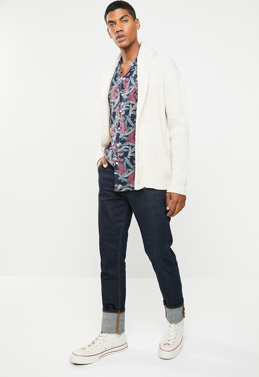 Jack & Jones - Carl resort  short sleeve shirt - navy