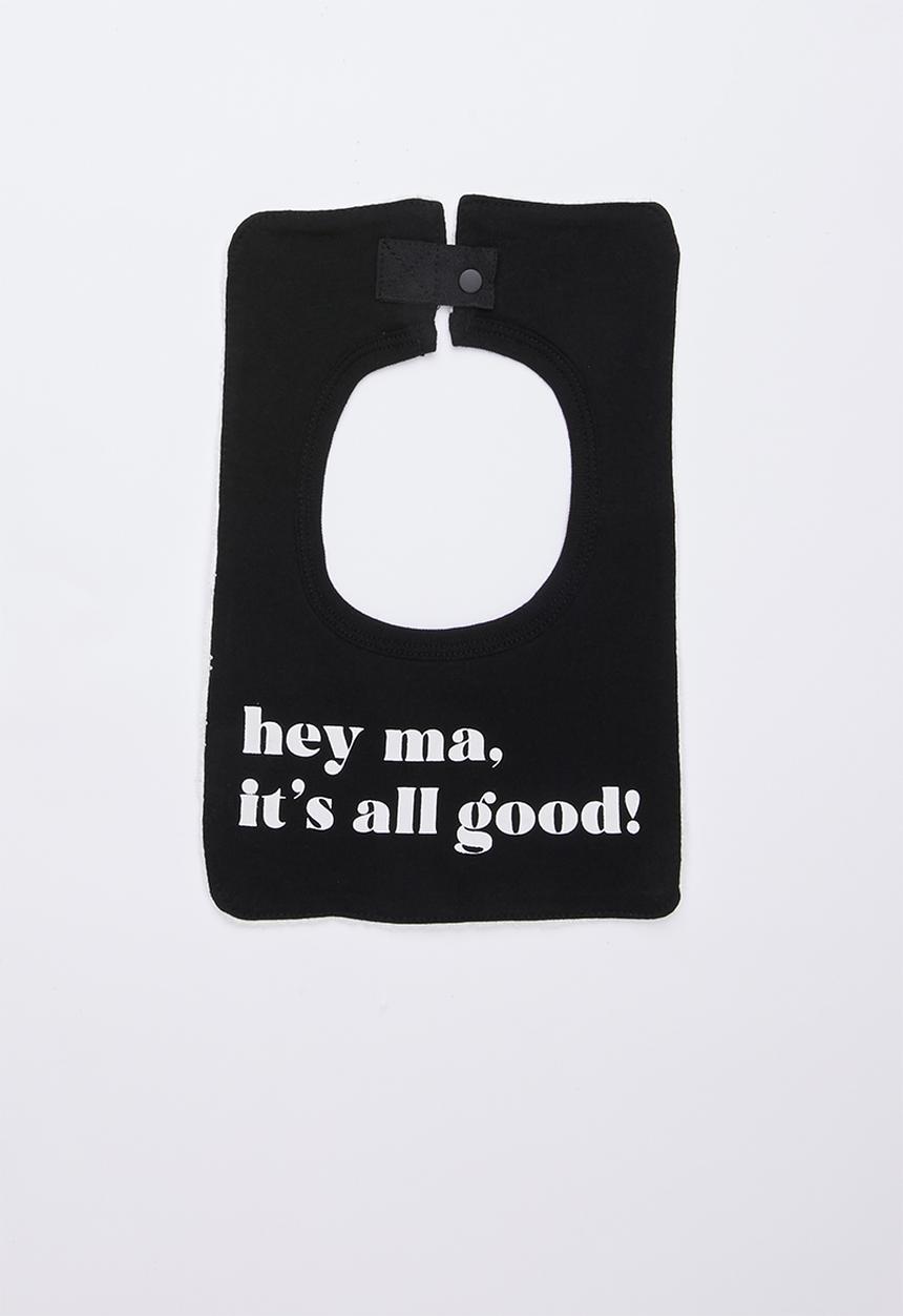 Cotton On - Sugar and spice bib - black 