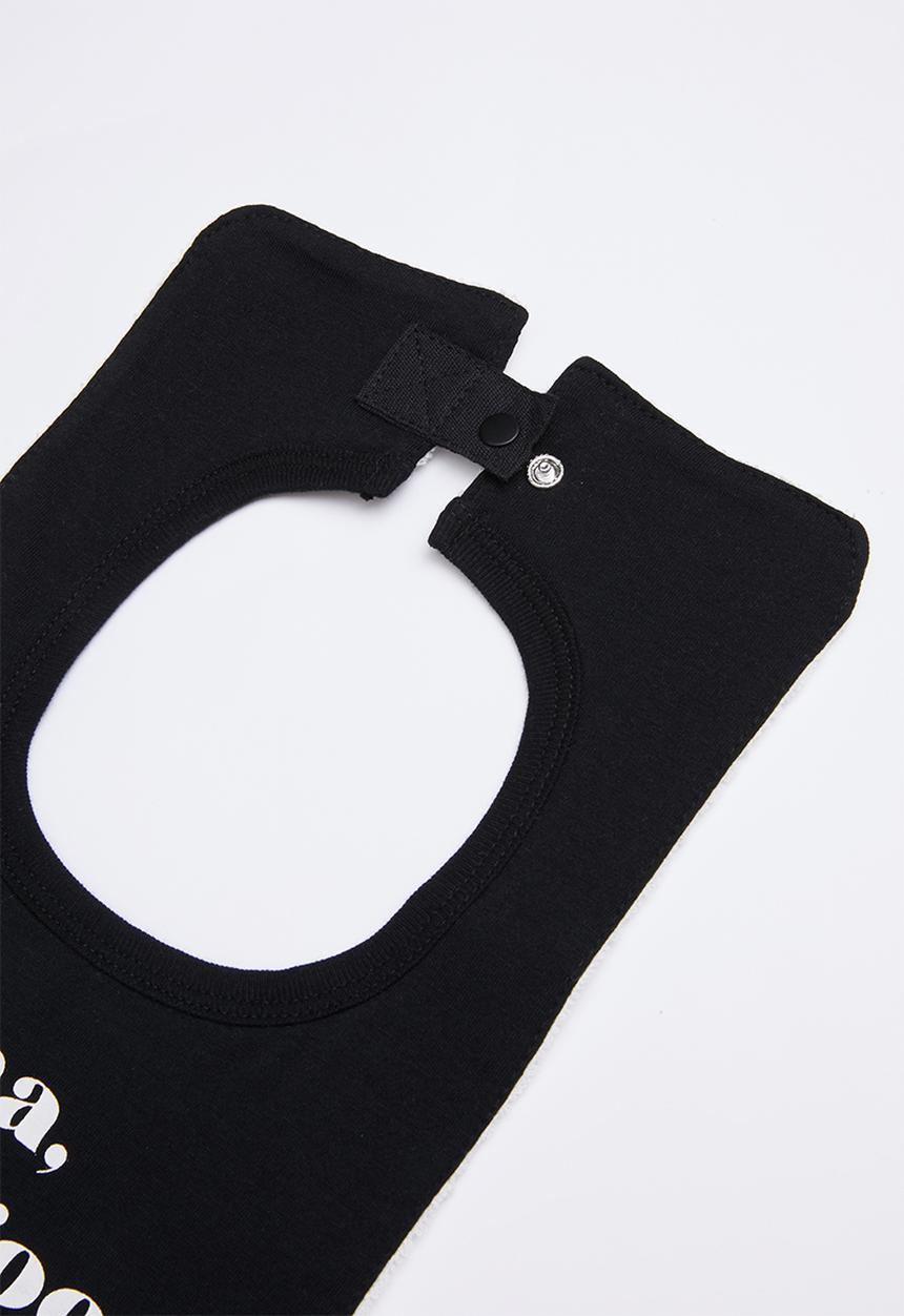 Cotton On - Sugar and spice bib - black 