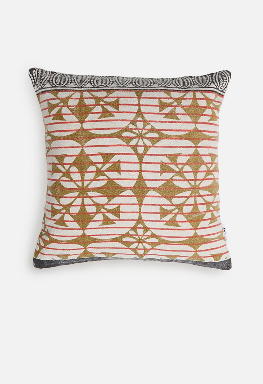 Sixth Floor - Alara cushion cover - mustard