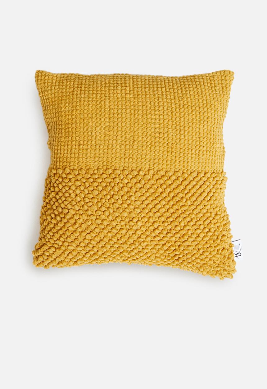 Sixth Floor - Jamina cushion cover - mustard