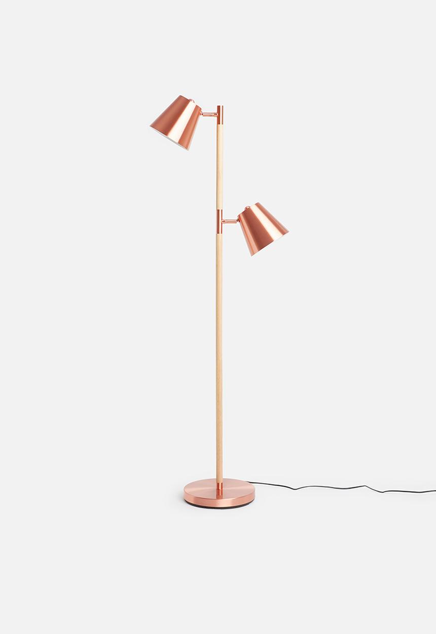 Present Time - Rubi floor lamp - brushed copper