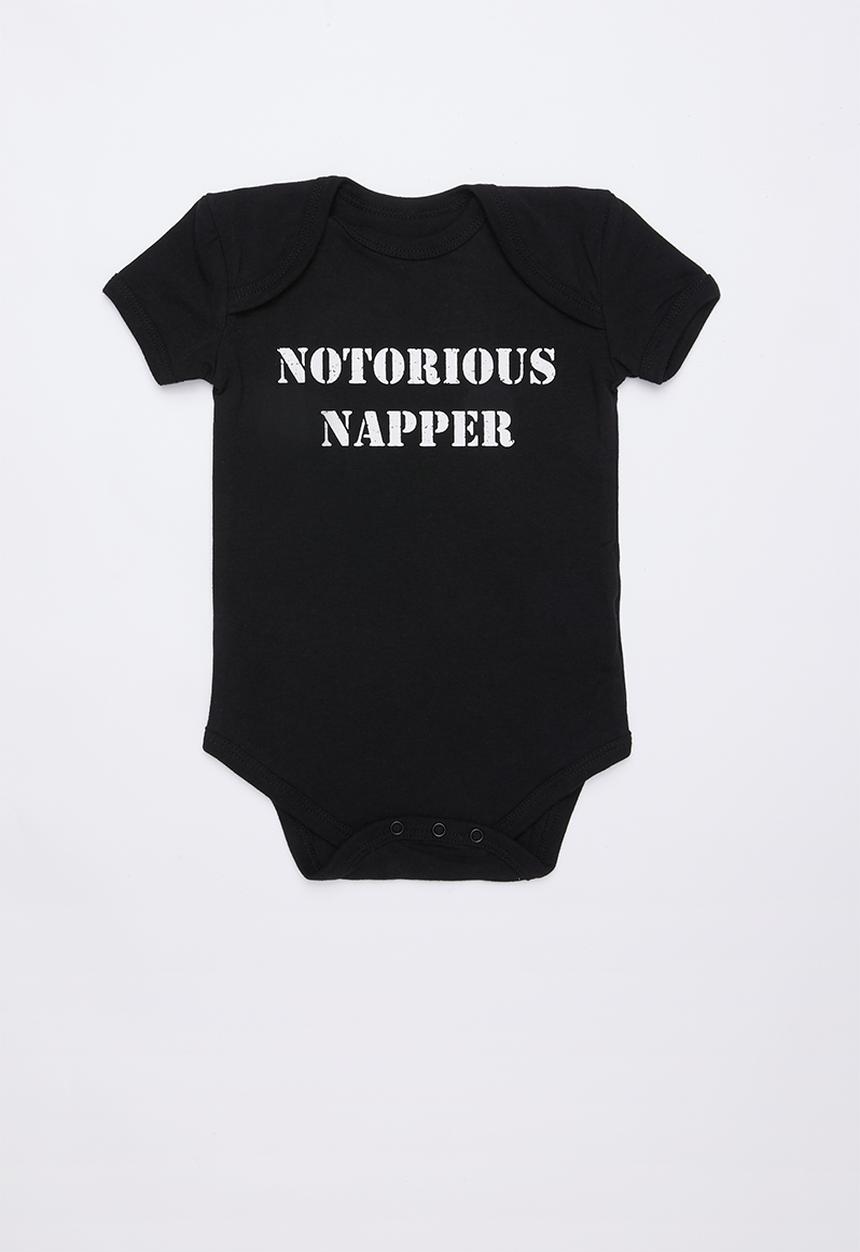 Cotton On - Mini short sleeve bubbysuit - black