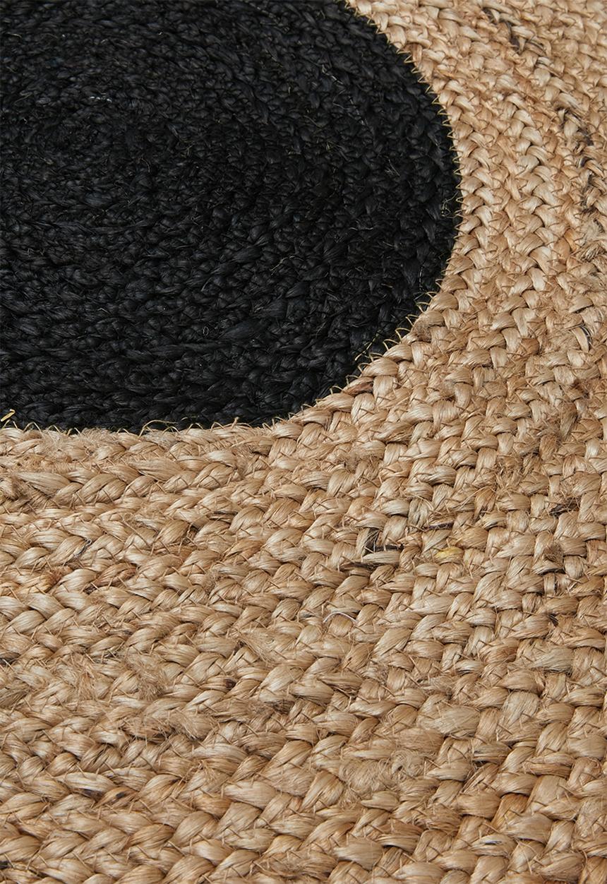 Sixth Floor - Jadila kids braided rug - natural/black