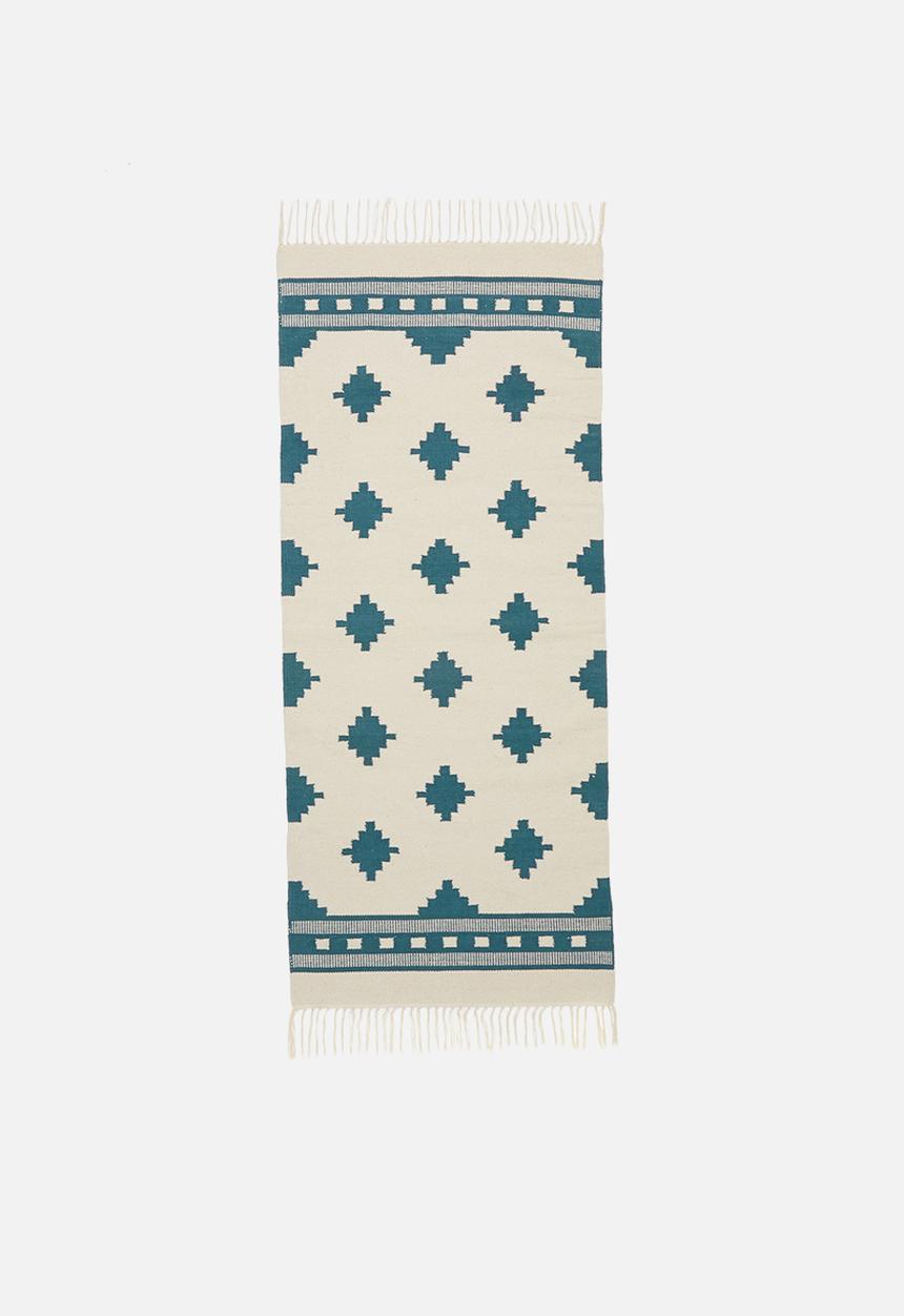Sixth Floor - Clio kids woven runner - blue