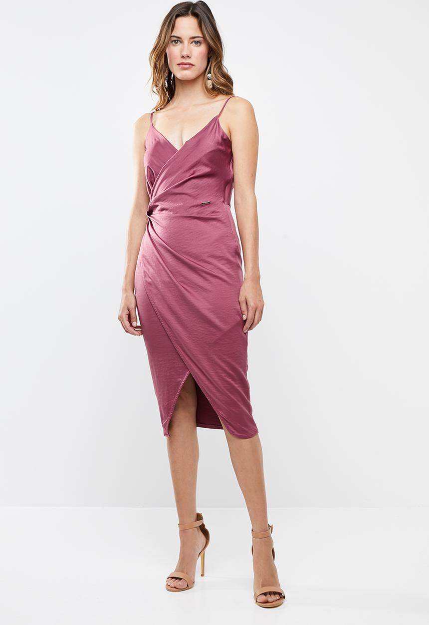 SISSY BOY - Boity wrap cowl dress - pink