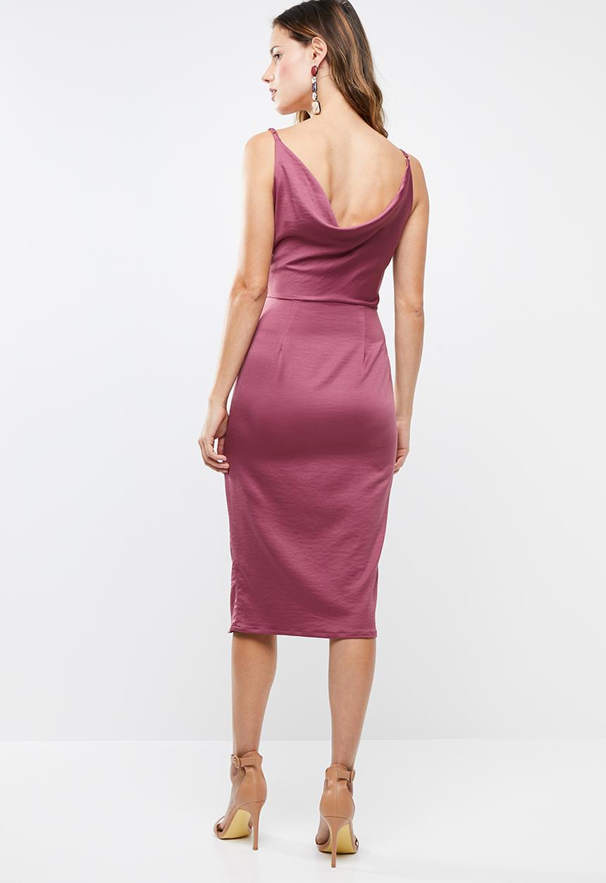 SISSY BOY - Boity wrap cowl dress - pink