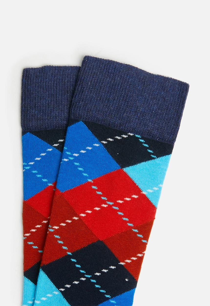 Happy Socks - Argyle sock -blue
