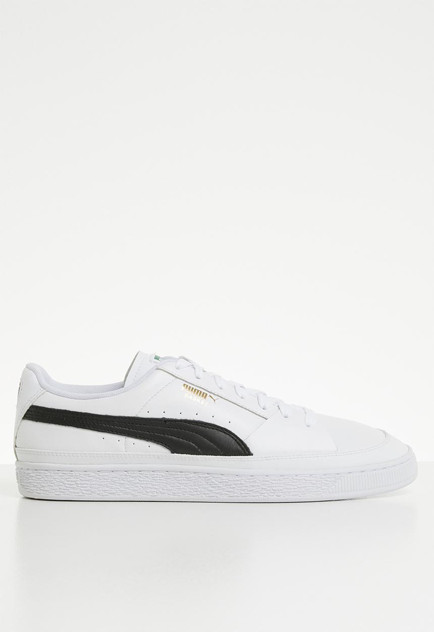 PUMA - Basket Skate - Puma White-Puma Black