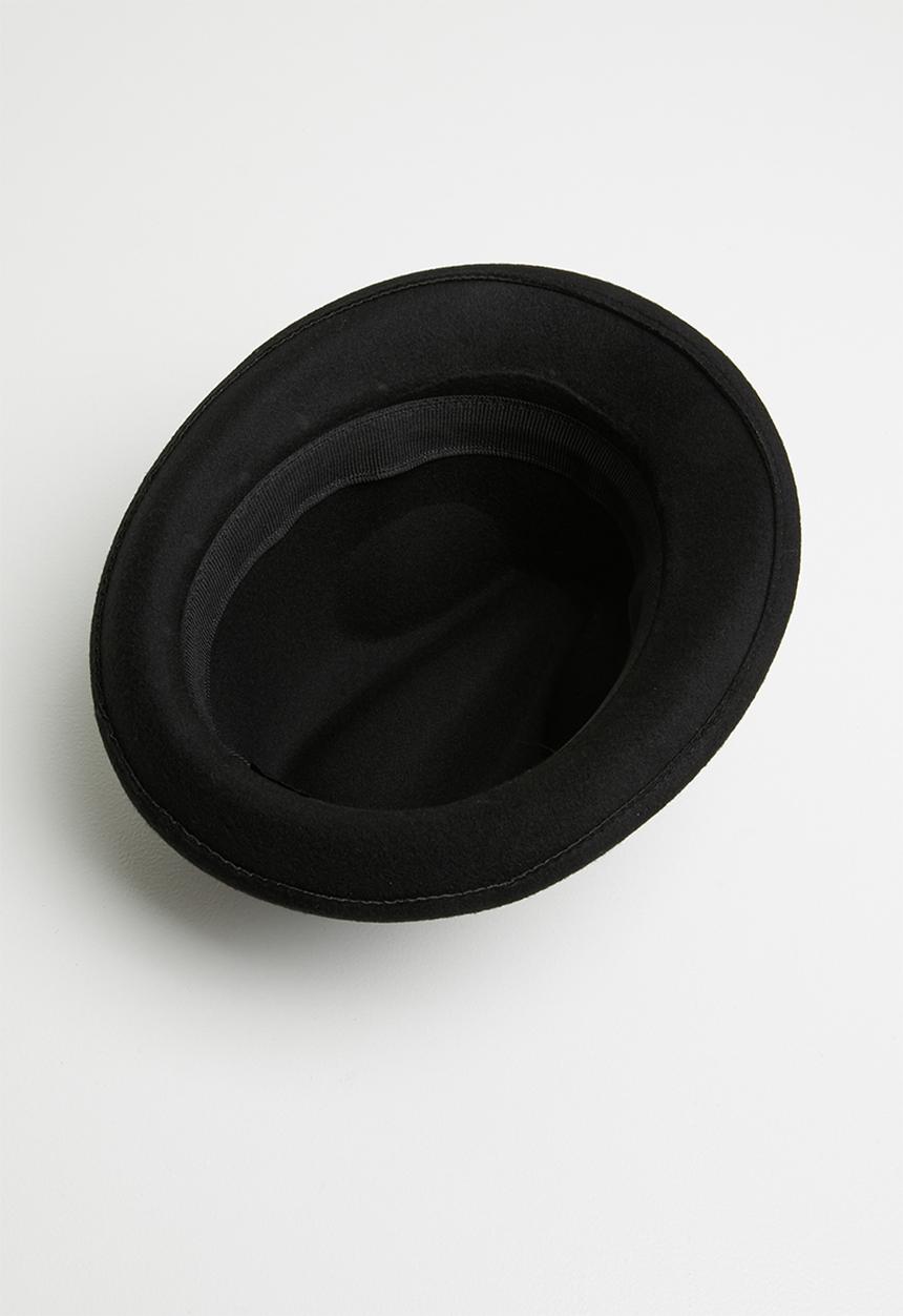 Superbalist - Studded trim fedora - black