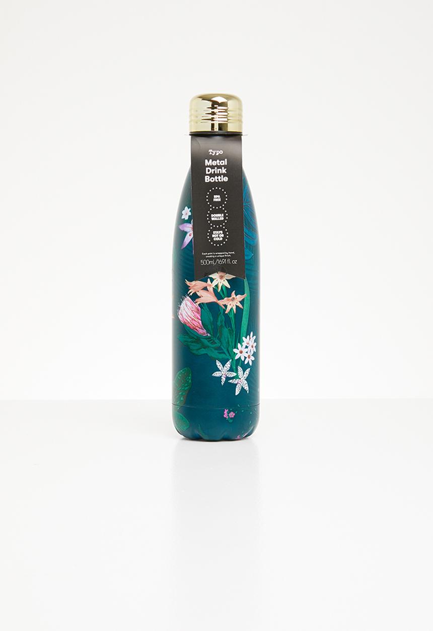 Typo - Metal drink bottle - multi
