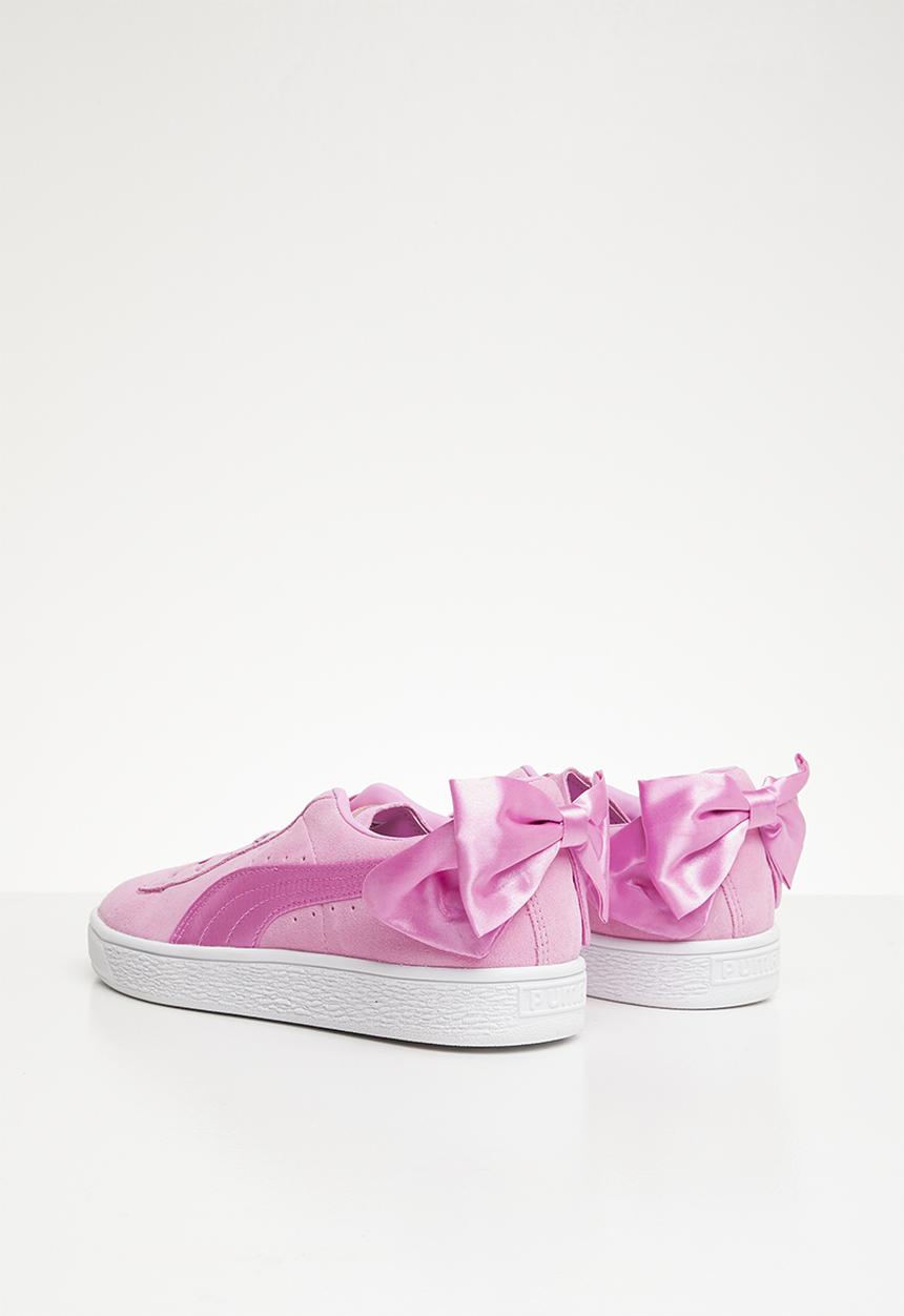 PUMA - Suede bow jr orchid - orchid