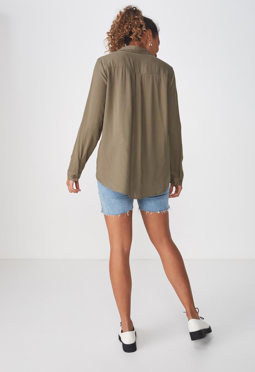 Cotton On - Rebecca shirt - khaki 