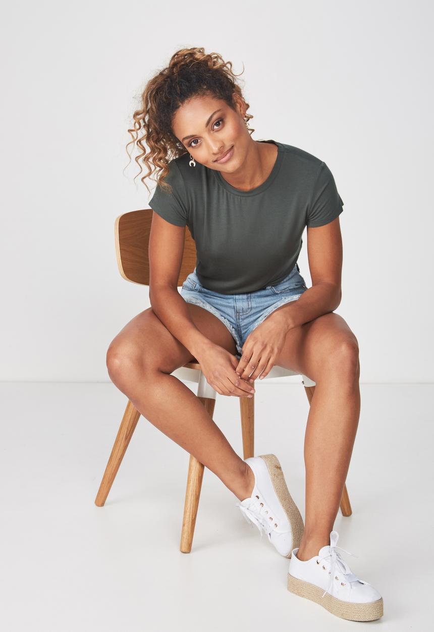 Cotton On - The baby tee - green