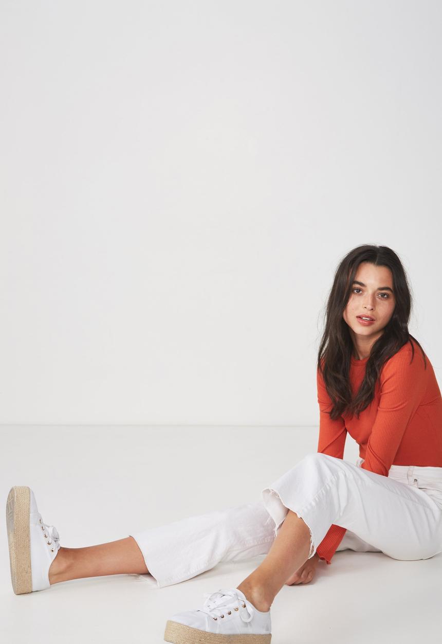 Cotton On - The sister long sleeve top - orange