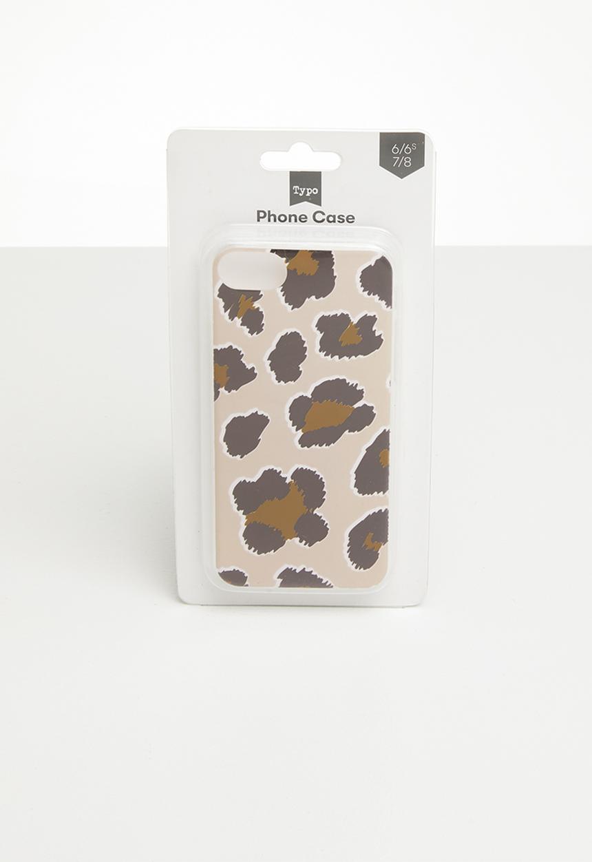 Typo - Transparent iphone cover 6,7,8 - beige 