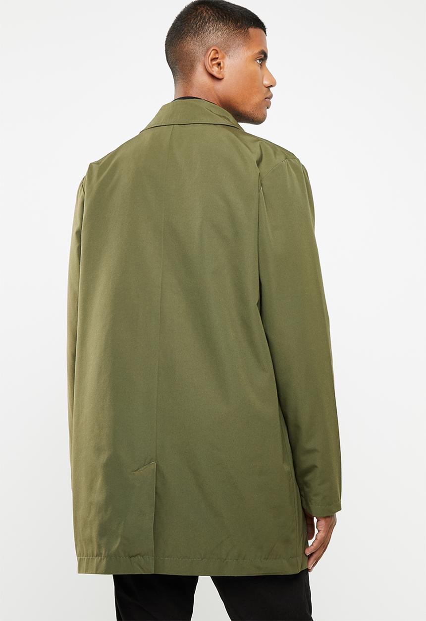Superbalist - Plain mac coat - khaki