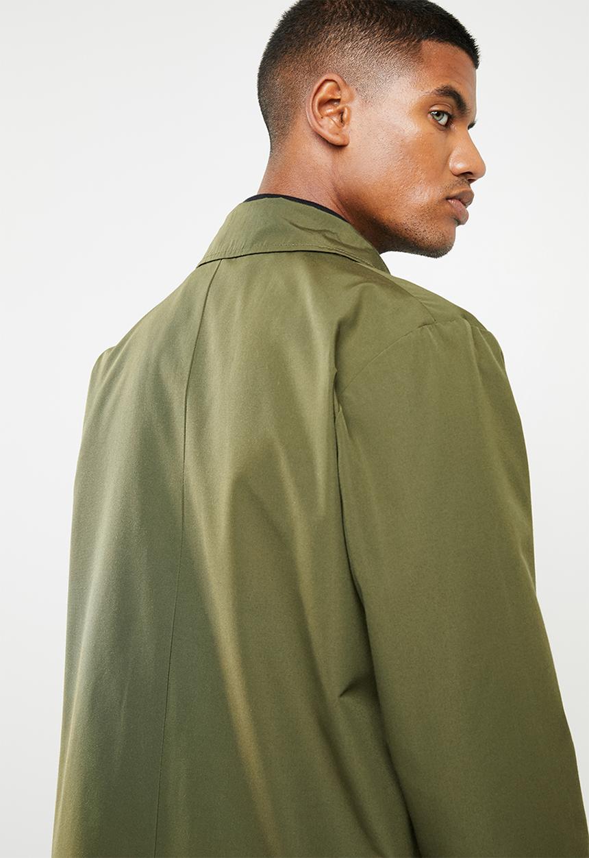 Superbalist - Plain mac coat - khaki