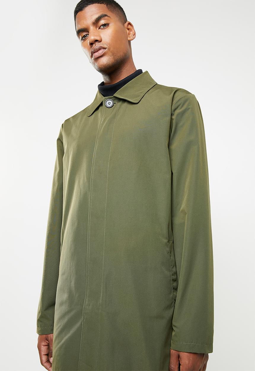 Superbalist - Plain mac coat - khaki
