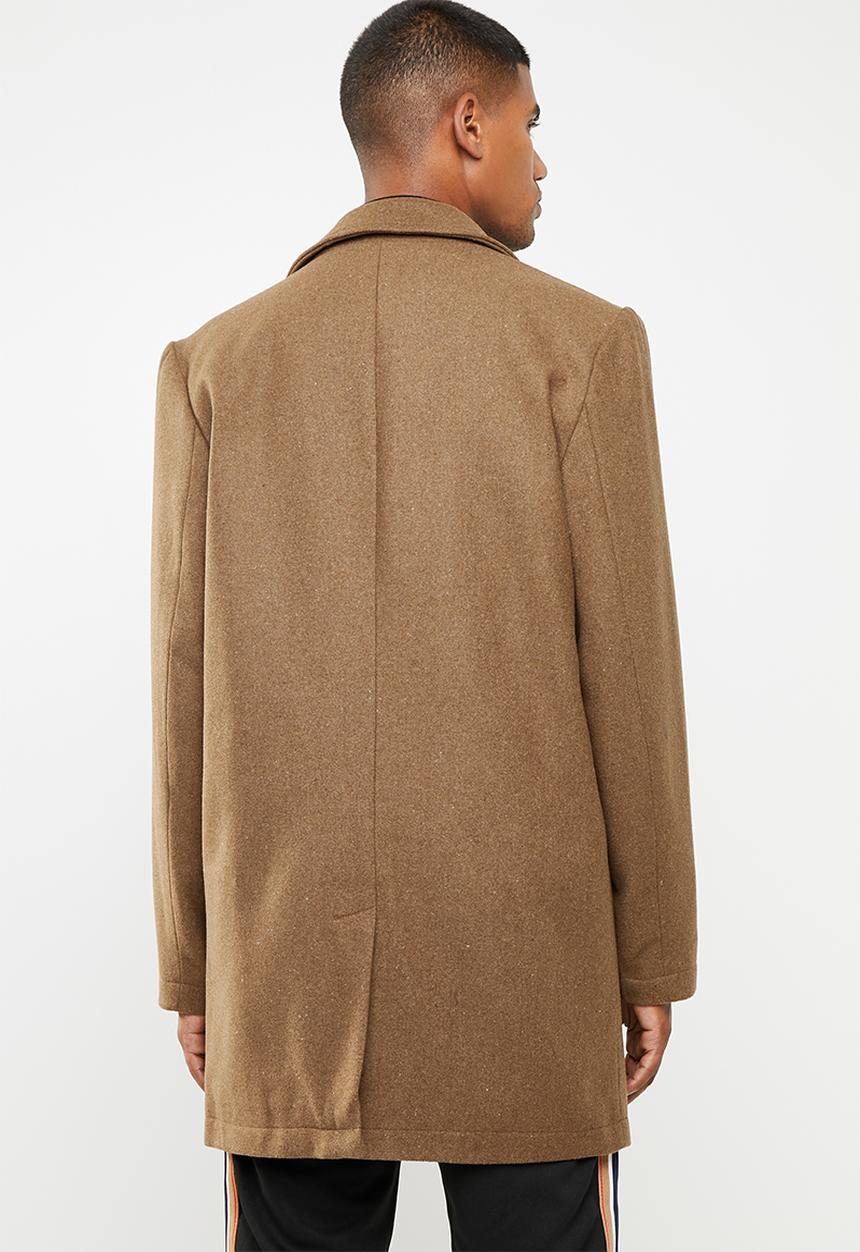 Superbalist - Plain overcoat - brown