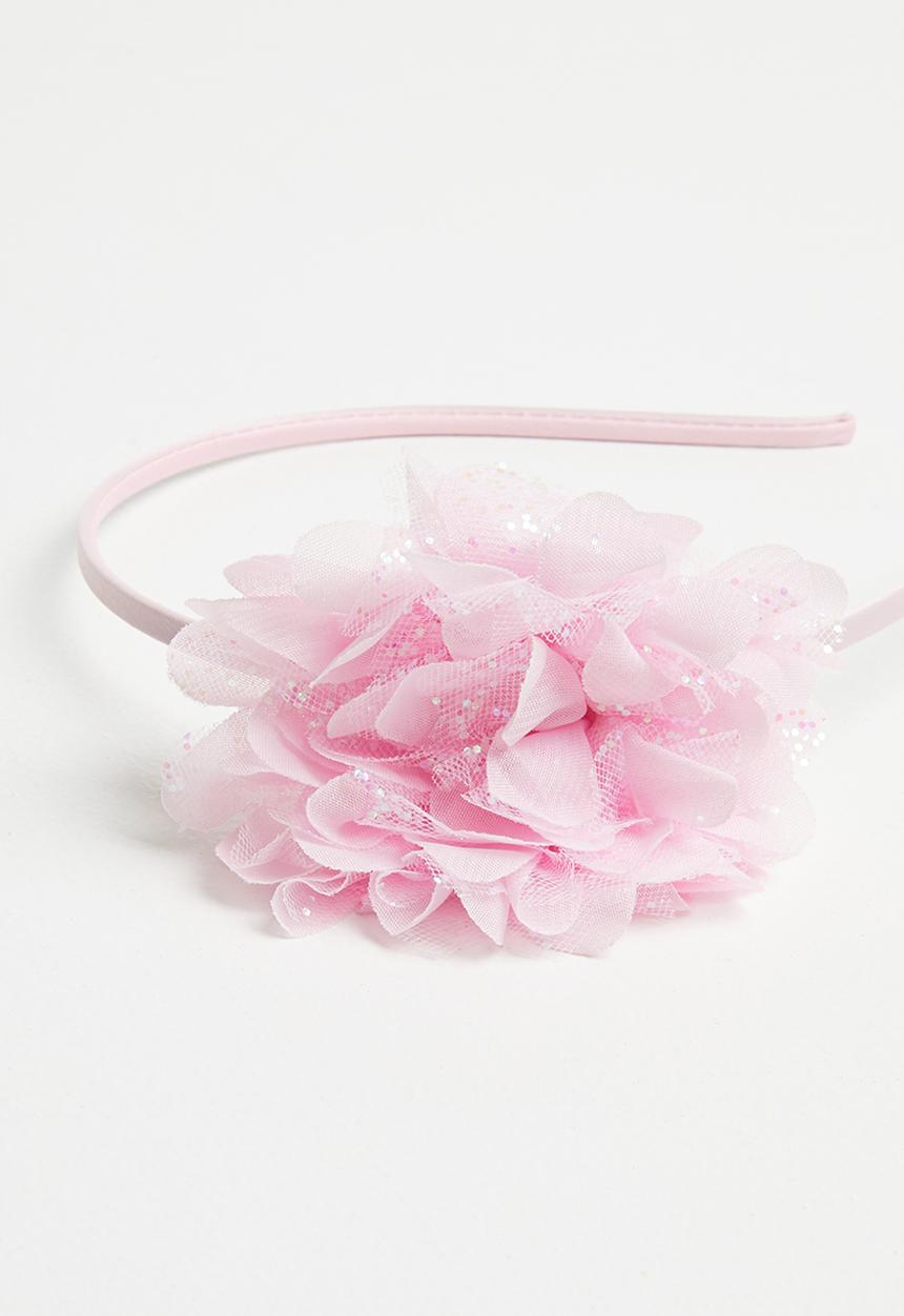 Pop Candy - Flower detail headband - pink