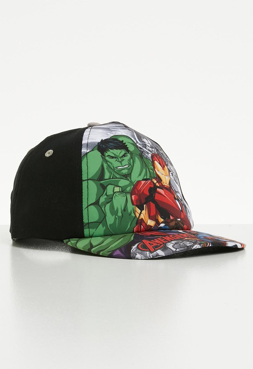 Character Fashion - The avengers peak cap - black