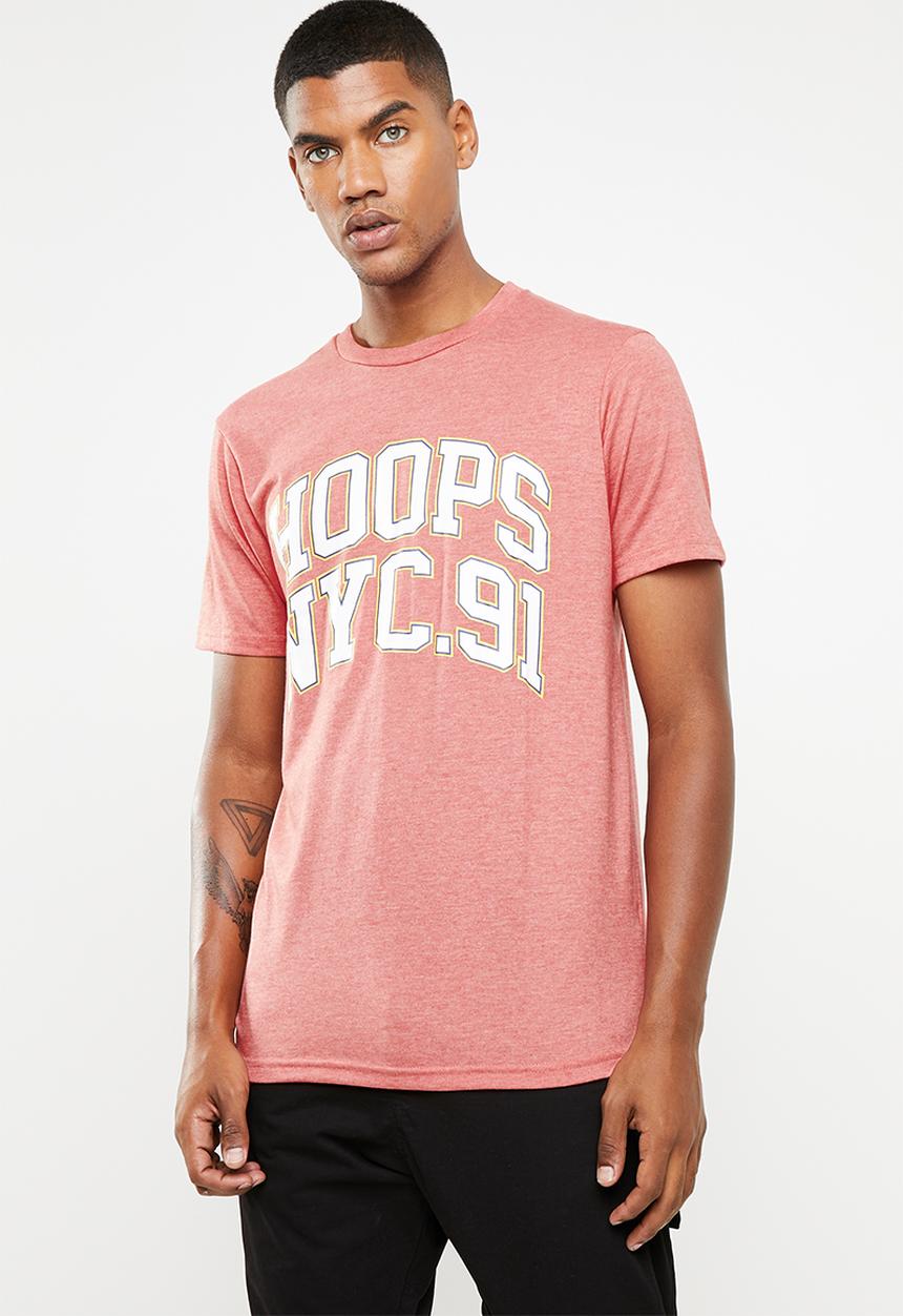 Cotton On - Hoops and NYC.91 tbar tee - pink