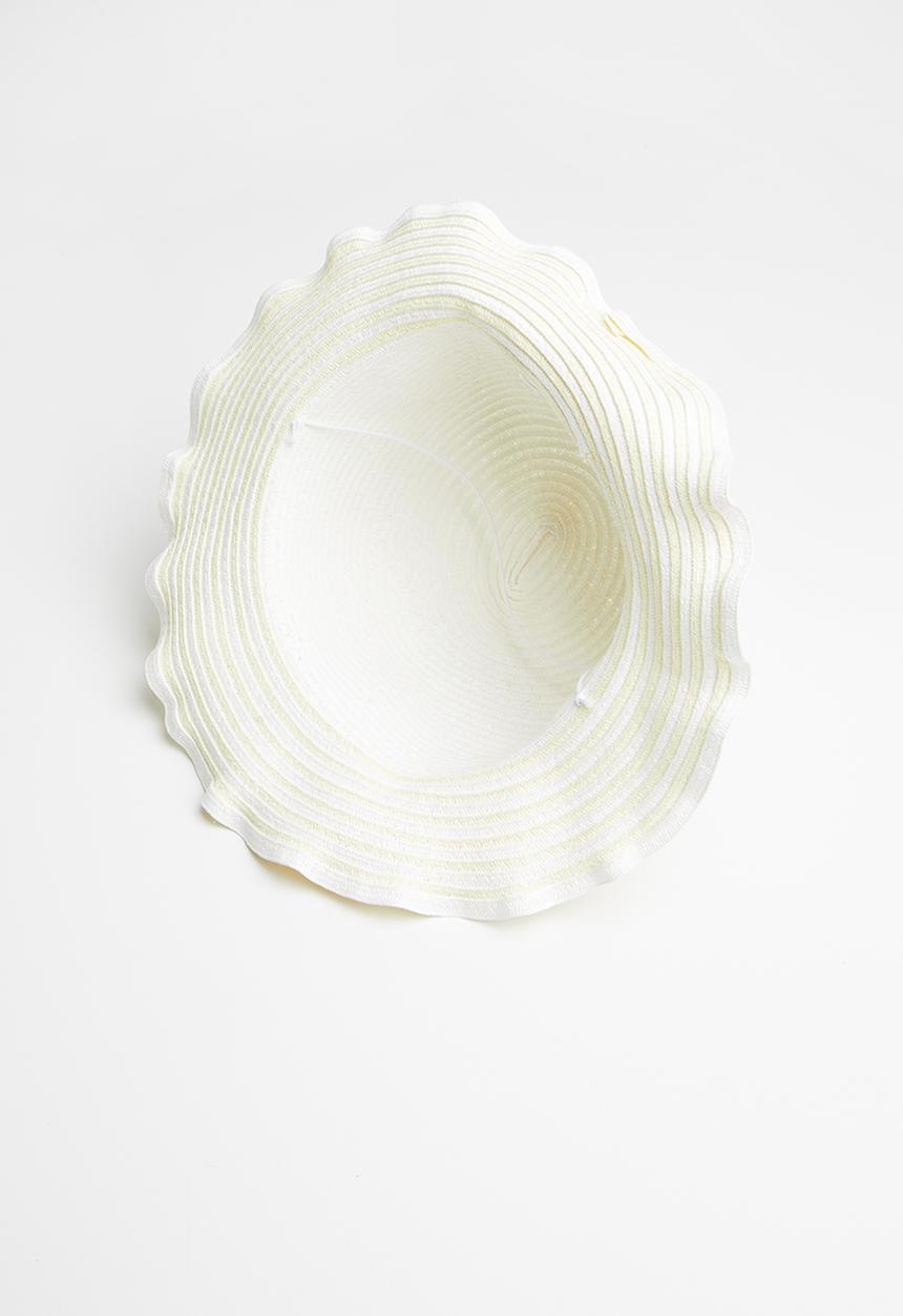 Pop Candy - Flower straw hat - cream