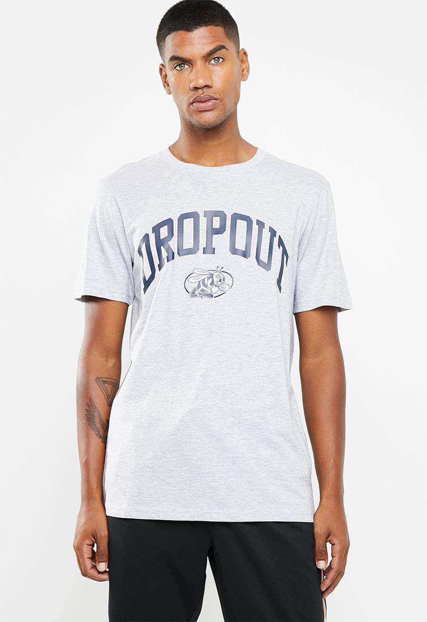Cotton On - Dropout bees  short sleeve T-shirt - grey