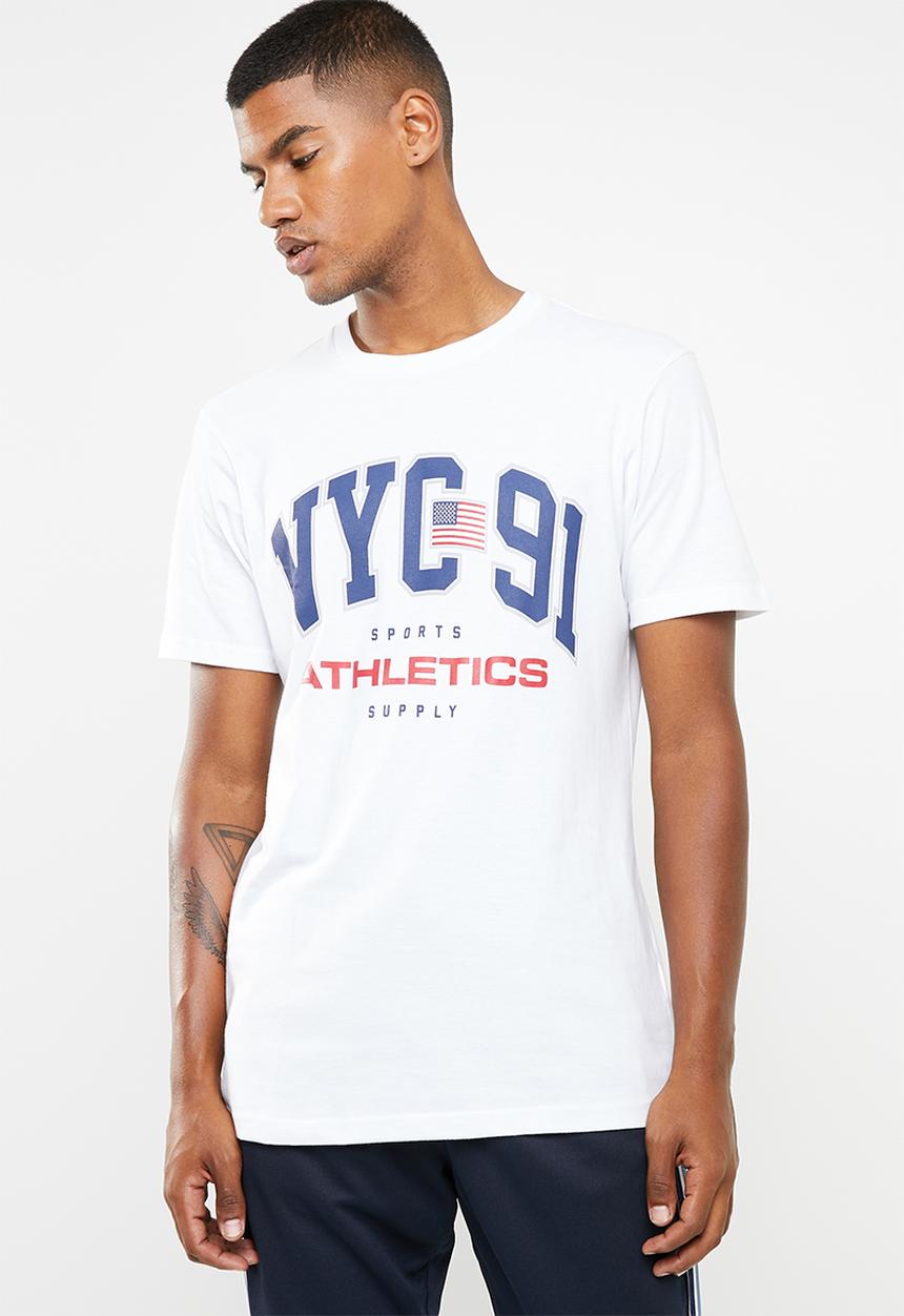 Cotton On - Nyc 91 T-shirt - white