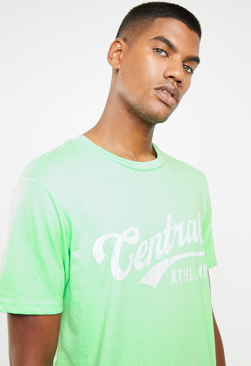 Cotton On - Central athl T-shirt - green 