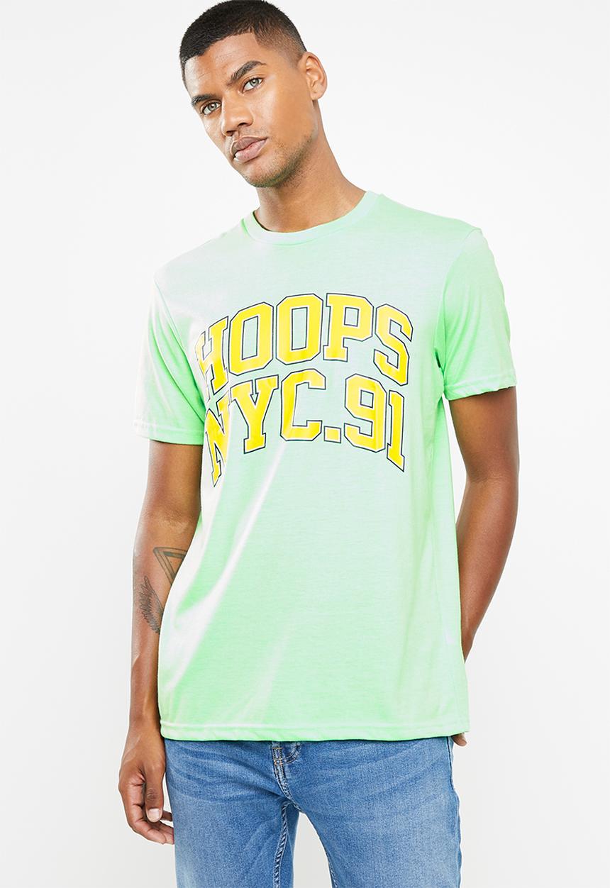 Cotton On - Hoops NYC 91 tbar tee - green